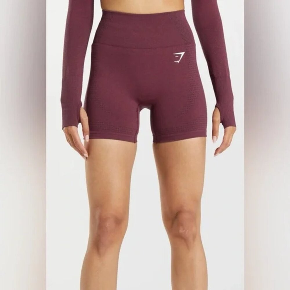 Gymshark Maroon Legacy Gym Shorts Size L
